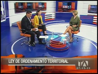Fausto Terán y Daniela Chacón debaten la nueva Ley de Ordenamiento Territorial