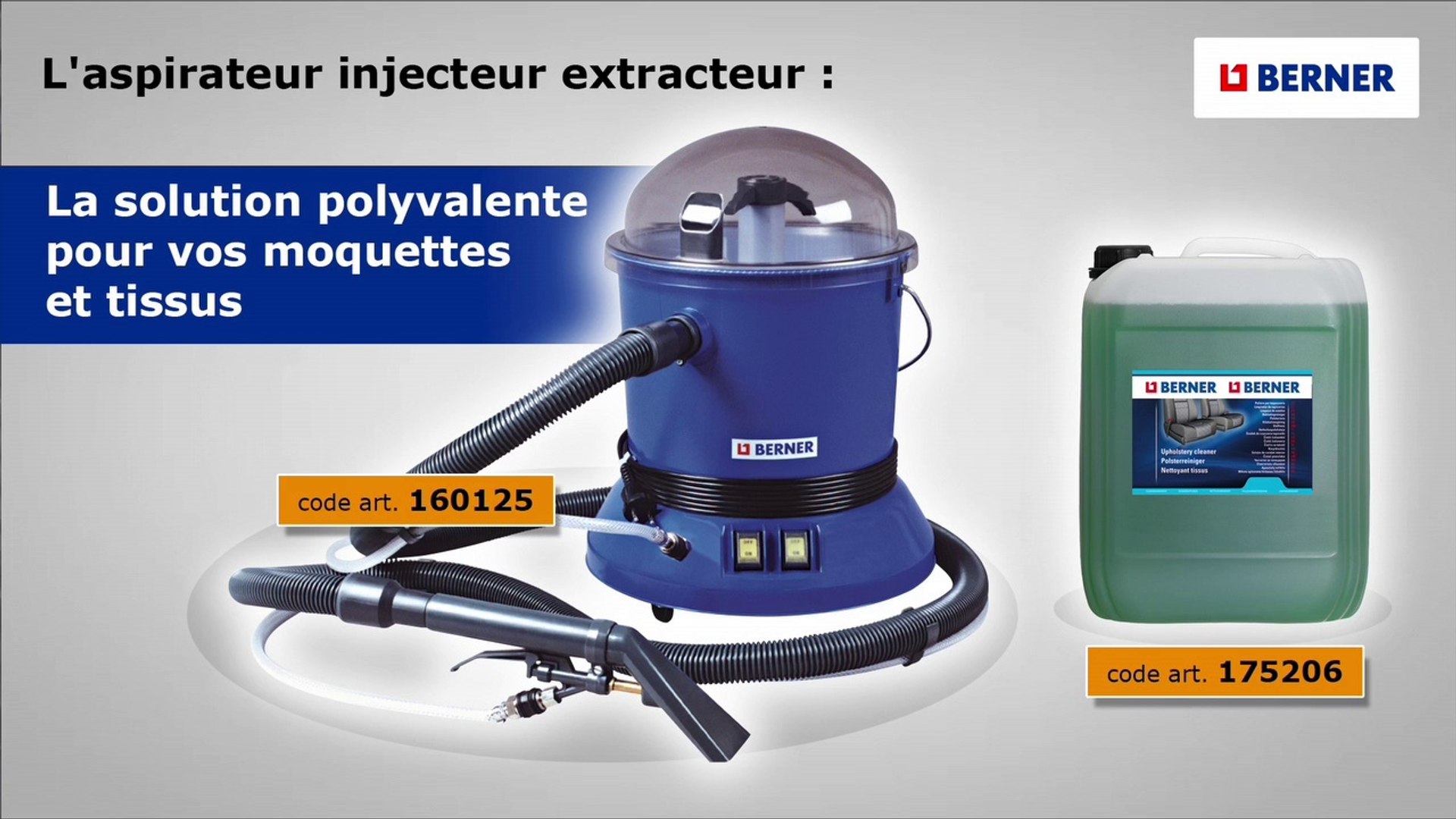 Nettoyeur vapeur - Aspirateur injecteur extracte…