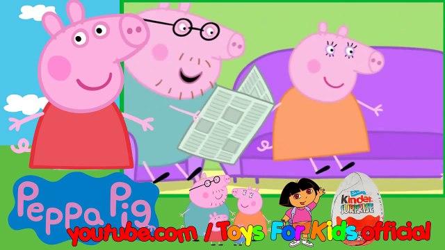 Peppa Pig English Episodes 03 Daddy Loses his Glasses
