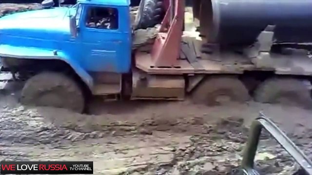 Compilation of Russian trucks in Extreme conditions #1 Российские грузовики NEW 2014