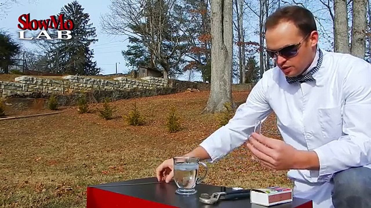 Candle Wax Experiment!! - Explosion in Slow Mo (2)