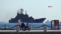 Çanakkale - Rus Savaş Gemileri Karadeniz Yolunda