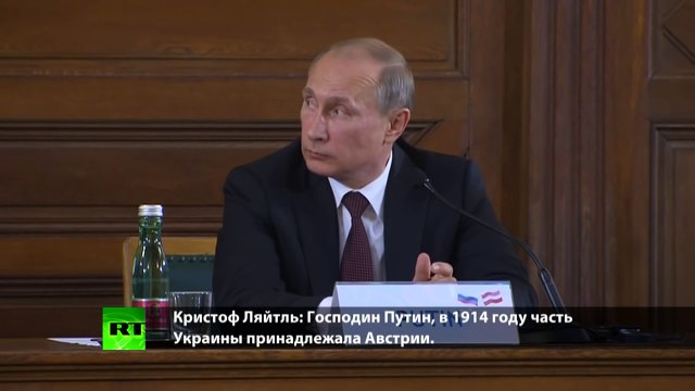 FUNNY Putin jokes in German about Austrian pretension to divide Ukraine with Russia