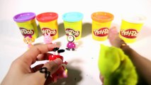PEPPA PIG Play Doh Surprise Pepa Pig Paw Patrol Play Dough Cups Surprise Toys Peppa Pig English Song