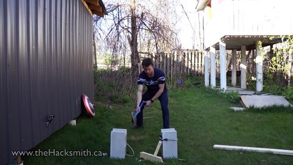 Un fan reproduit le bouclier indesctructible de Captain America !