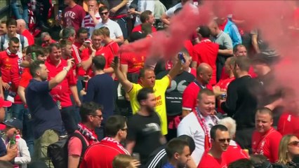 Liverpool fans start the party in Basel