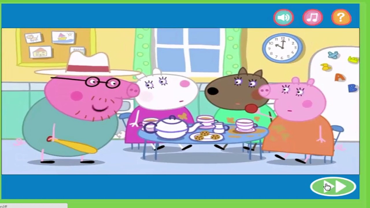 Peppa Pig English Bat and Ball - Peppa Pig Games To Play 2016!!!