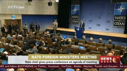 NATO chief briefs on agenda of foreign ministers’ meeting