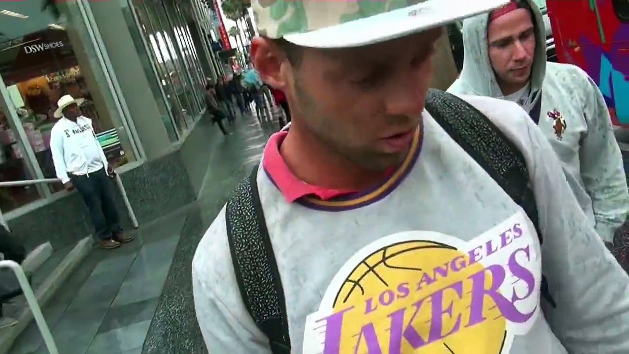 Finding Charlie Sheen´s star on the walk of fame