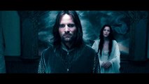 The Lord of the rings The fellowship of the ring, Arwen and Aragorn tribute