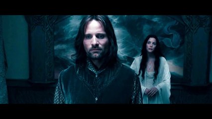 The Lord of the rings The fellowship of the ring, Arwen and Aragorn tribute