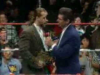 HBK Retires 1997 Lost his smile