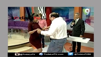 ABIGAIL SOTO Y RAFAEL VENTURA BAILANDO SALSA  COMO LO HACEN?-EL SHOW DEL MEDIODIA-VIDEO