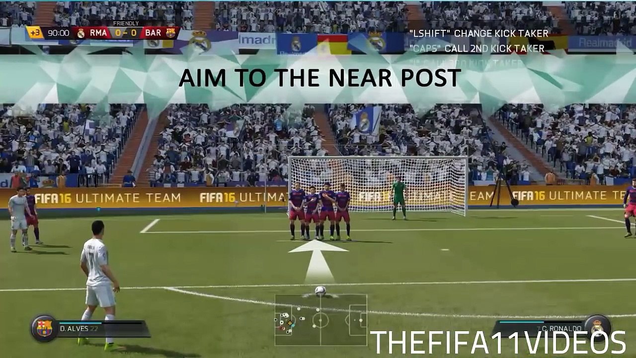 FIFA 16 DIRECT RABONA FREE KICK TUTORIAL