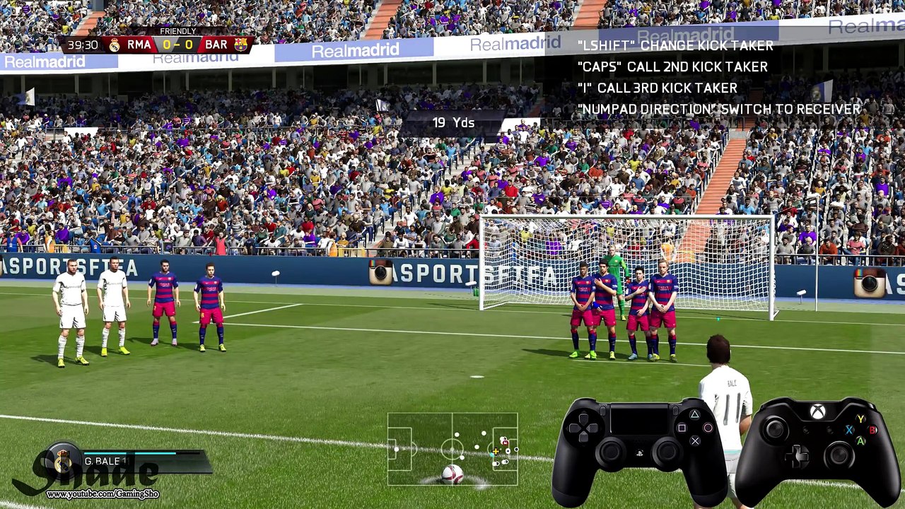FIFA 16 Free Kick Tutorial   Xbox & Playstation   HD 1080p