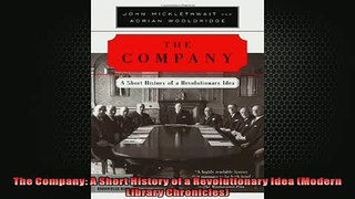 FREE PDF  The Company A Short History of a Revolutionary Idea Modern Library Chronicles  FREE BOOOK ONLINE