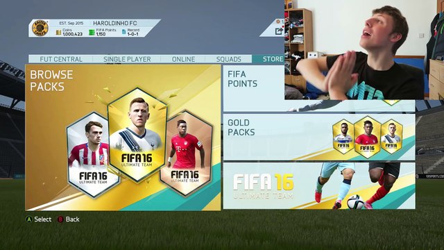 FIFA 16 LEGEND IN A PACK!!!!! - 1 MILLION COIN PACK OPENING - FIFA 16 ULTIMATE TEAM