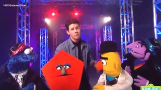 Nick Jonas sings _Check That Shape_ with Sesame Street friends