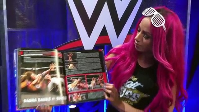 Sasha Banks is the Boss of WWE's 100 Greatest Matches Book
