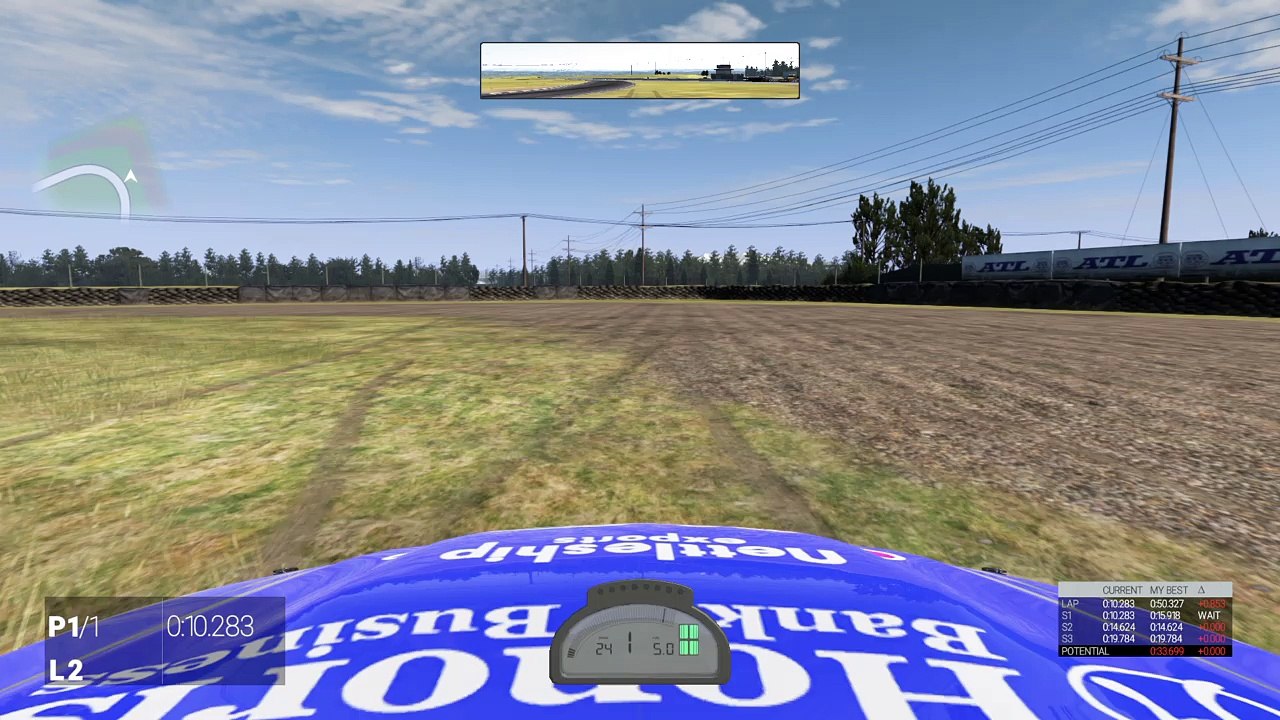 Project Cars Ruapuna Park Outer Loop TT Ford Falcon Supercar 0:50:327 stock tune