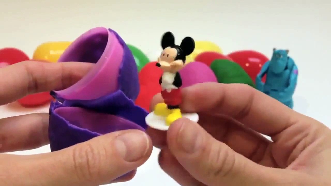Peppa Pig Play Doh Kinder Surprise Peppa Pig Bannanas Pyjamas Mix Up Surprise Eggs Games