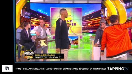 TPMS - Guillaume Hoarau : Le footballeur chante Stand Together en plein direct (Vidéo)