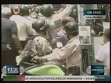 Así fue como Globovisión mostró la detención de manifestantes en Plaza Venezuela
