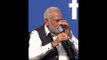 PM Modi breaks down while talking about his mother at Facebook HQ