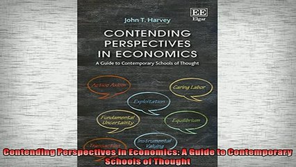 EBOOK ONLINE  Contending Perspectives in Economics A Guide to Contemporary Schools of Thought  BOOK ONLINE
