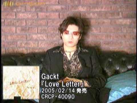 Gackt - Oricon [Love Letter]