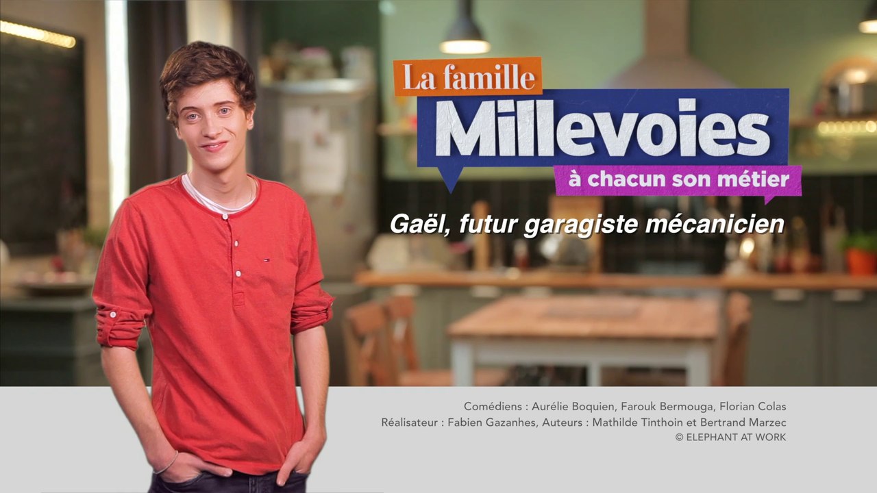 La Famille Millevoies, à chacun son métier : Gael, futur garagiste mécanicien