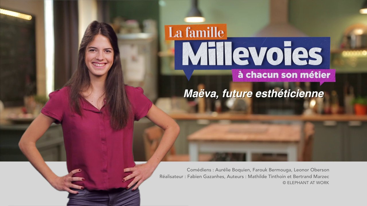 La Famille Millevoies, à chacun son métier : Maeva, future esthéticienne