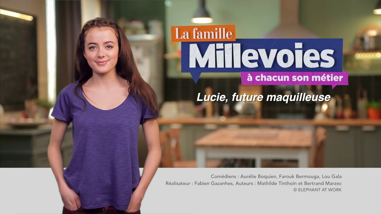 La Famille Millevoies, à chacun son métier : Lucie, future maquilleuse
