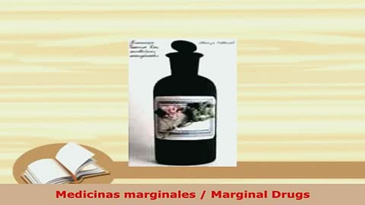 PDF  Medicinas marginales  Marginal Drugs  EBook