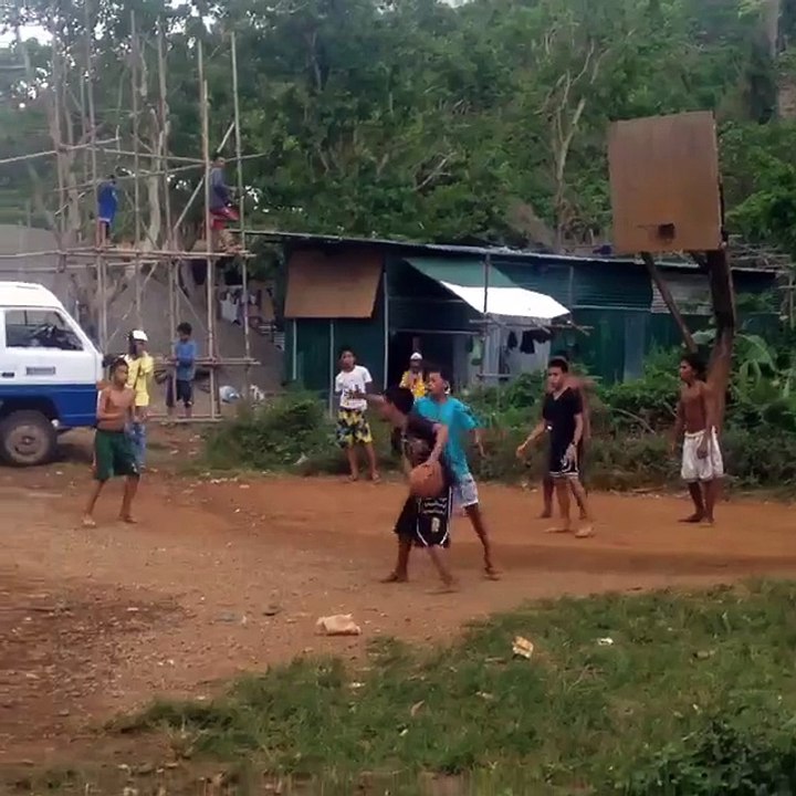 Basketball game in Philippines