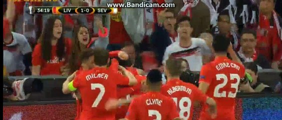 Half Time Goals - Liverpool 1-0 Sevilla 18-05-2016