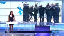 Les policiers manifestent contre la 