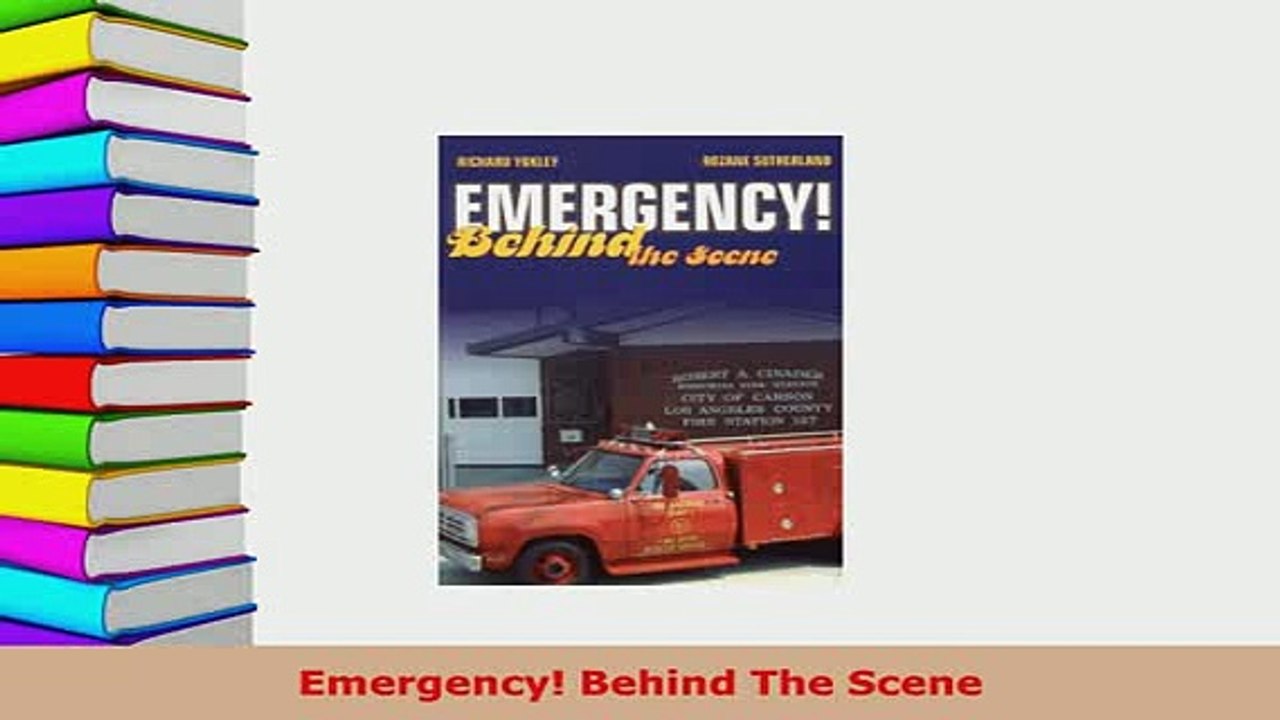 PDF  Emergency Behind The Scene  EBook