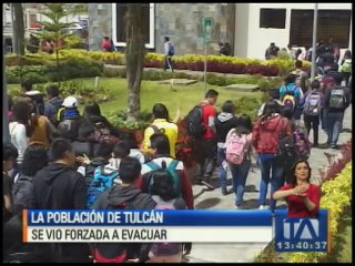 Tulcán también sintió los sismos