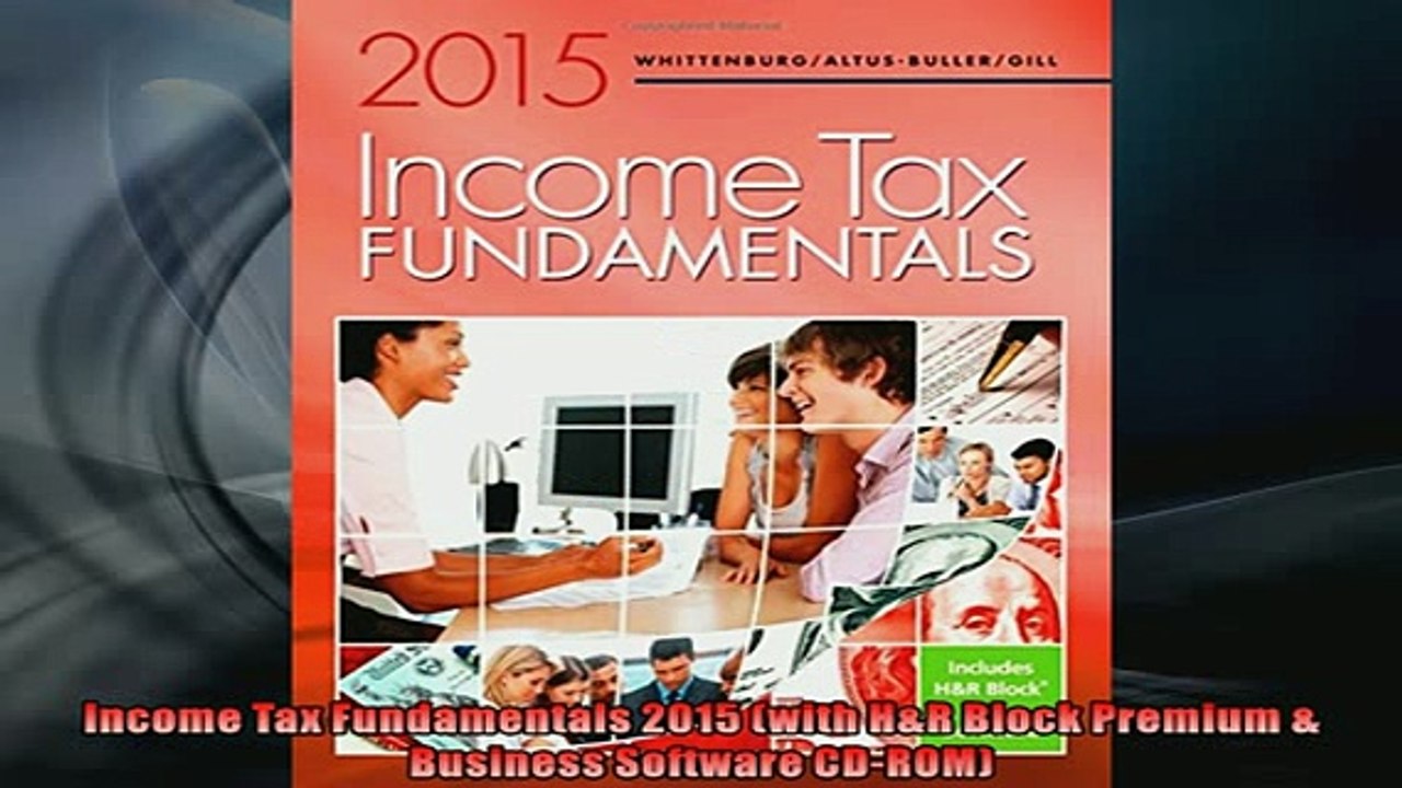 FREE DOWNLOAD  Income Tax Fundamentals 2015 with HR Block Premium  Business Software CDROM  FREE BOOOK ONLINE