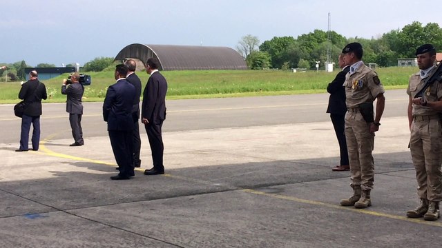 Le Roi Philippe et le Roi Abdullah II en visite à la base aérienne de Florennes