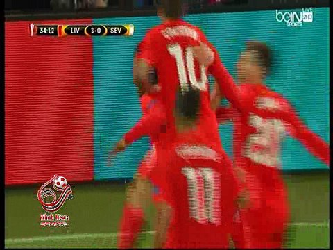 اهداف مباراة ( ليفربول 1-3 إشبيلية ) الدوري الاوروبي