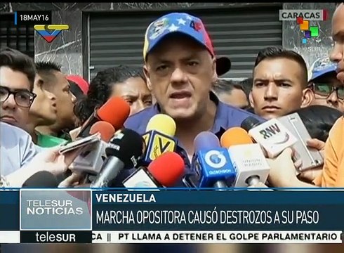 Venezuela: denuncian violencia por parte de opositores durante marcha