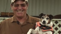 This little pup fell off a boat in the Gulf of Mexico, but he miraculously got saved!