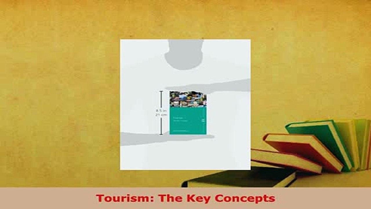 PDF  Tourism The Key Concepts Read Online