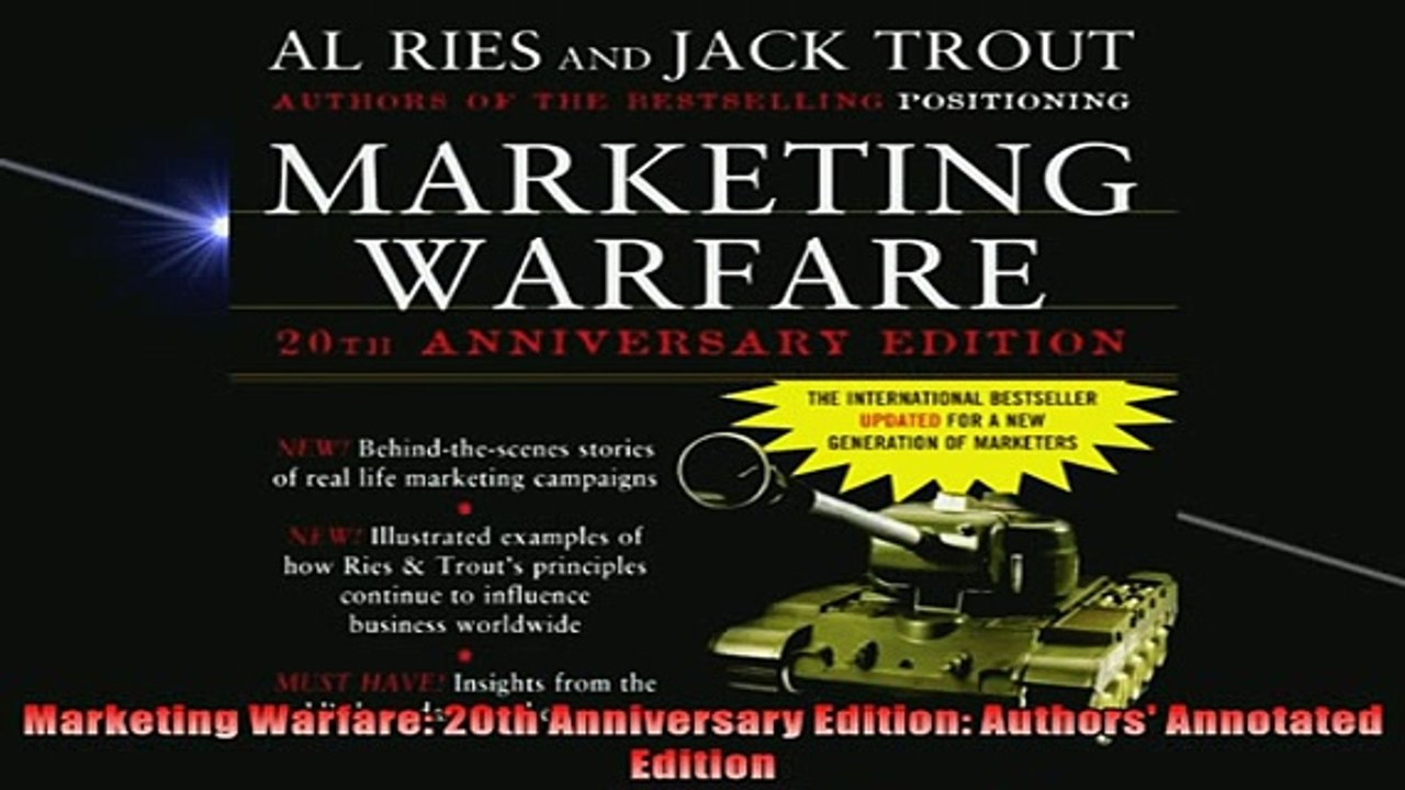FREE DOWNLOAD  Marketing Warfare 20th Anniversary Edition Authors Annotated Edition  FREE BOOOK ONLINE