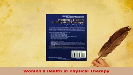 PDF  Womens Health in Physical Therapy  EBook