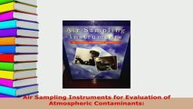 PDF  Air Sampling Instruments for Evaluation of Atmospheric Contaminants  EBook