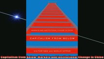 Enjoyed read  Capitalism from Below Markets and Institutional Change in China