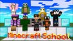Minecraft School: Little Kelly, Aphmau, Littlelizardgaming, stampylonghead, DanTDM, Animation
